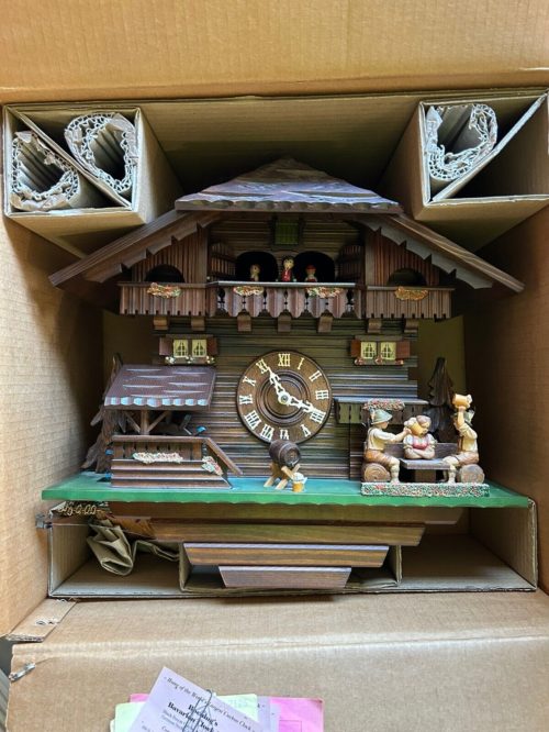 Cuckoo Clock beer NEW Unused Black Forest Clock Co. Made In Germany Swiss Mov 93