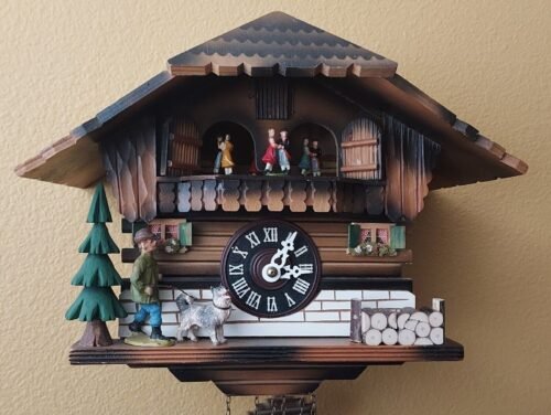 Cuckoo Clock Black Forest Germany - 1977 Andreas Mayer Schonenbach (AMS) Working
