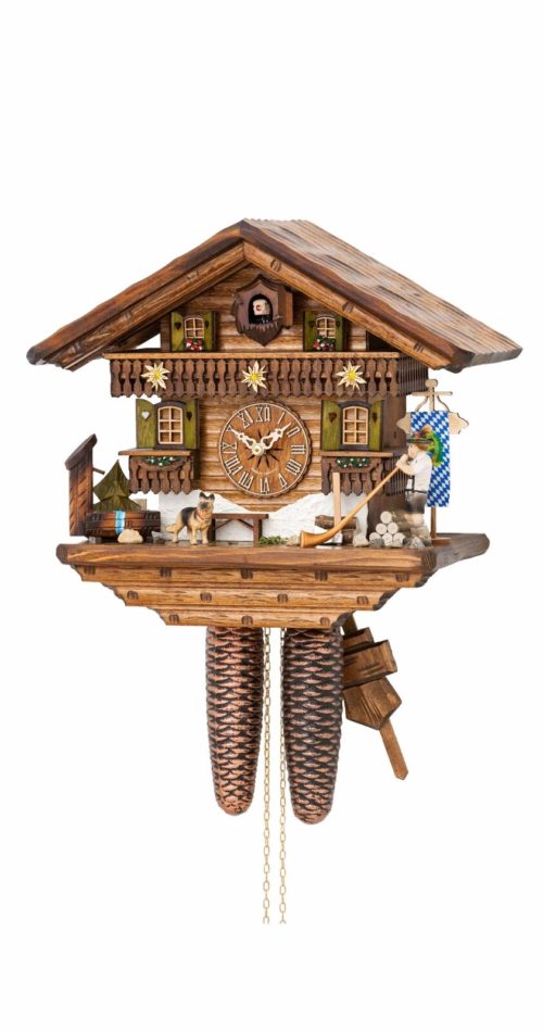 Cuckoo Clock Black Forest house KA 874 EX NEW