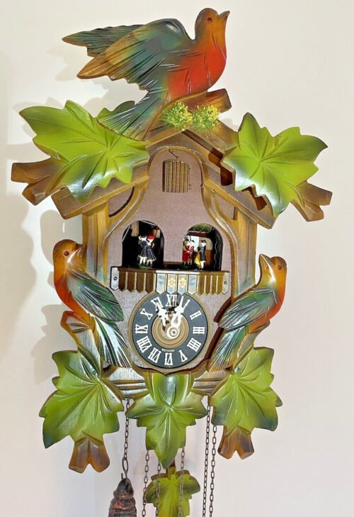 Cuckoo Clock Black Forest Musical Serviced VIDEO 12 mth Warranty FREE POST