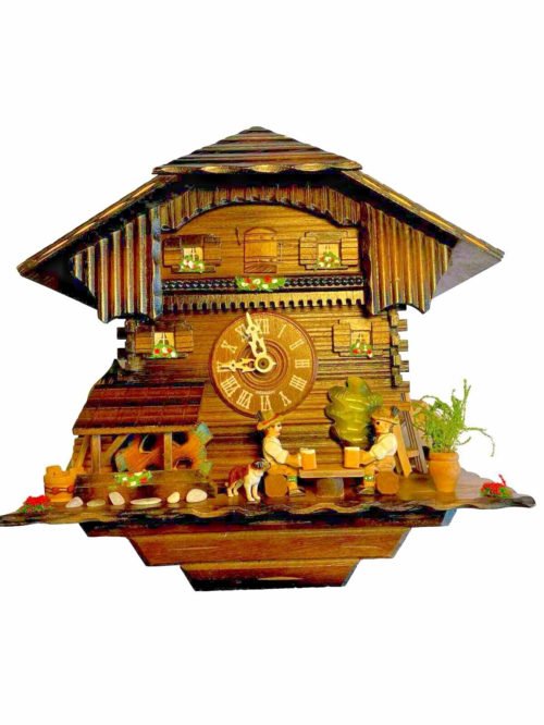 Cuckoo Clock Black Forest Musical VIDEO Serviced SCHNEIDER Beer 12mth Warranty