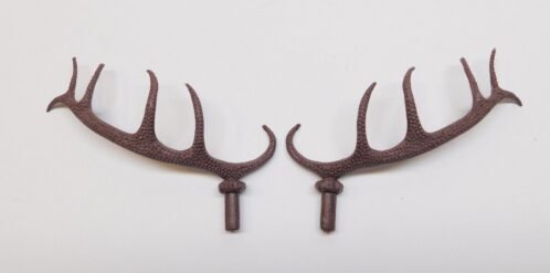 Cuckoo Clock Deer Antlers Hunter Case 5" Length Stag Set of 2 MADE IN GERMANY