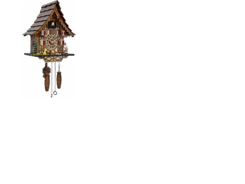 Cuckoo Clock for Wall Art: 12 Melodies Volume Control Night Mode