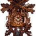 Best Alpine Style Carved Bird Leaf Cuckoo Clocks