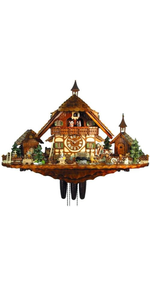 Cuckoo Clock of the year 2012 Farm of the goatherd from August.. 5.8878.01.P NEW