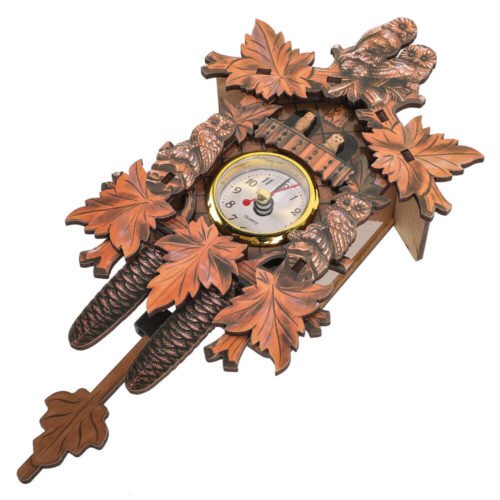 Cuckoo Clock Owl Forest House Home Living Room All-match Style Wall Office