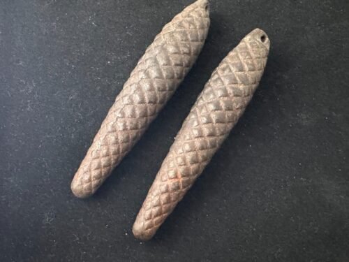 Cuckoo Clock USSR Weights Pine Cones Vintage Wall Clock Set Of 2 Collectible