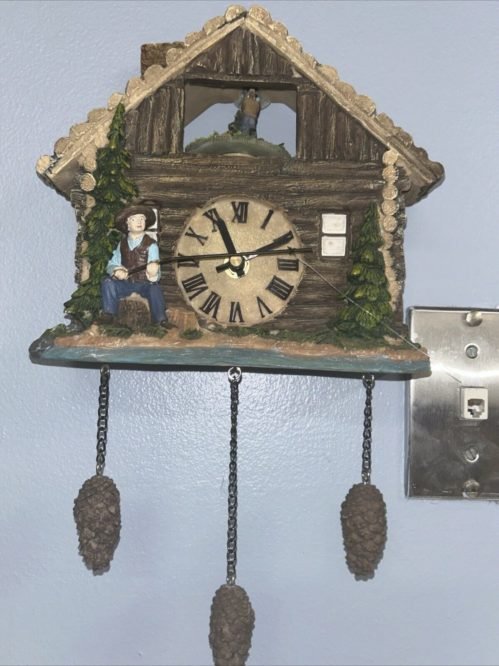 cuckoo clock vintage… Clock Works , Doesn’t Cukoo.