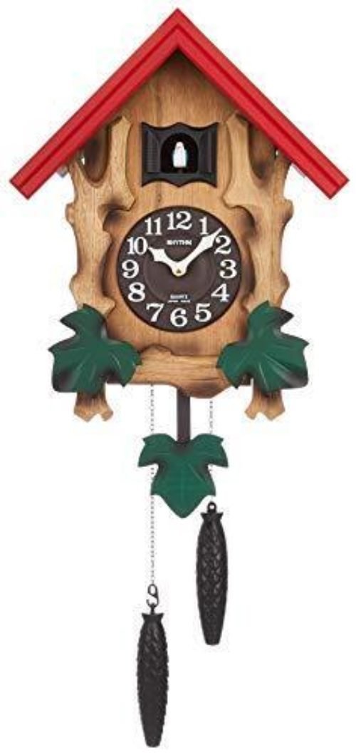 Cuckoo clock wall clocks Cuckoo Melville R earnest bellows-type rhythm watch 4MJ