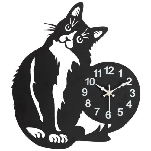 Curious Cat Wall Clock