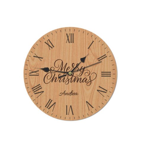 Custom Text Personalized Hanging Wall Clocks Garden Living Room Decoration