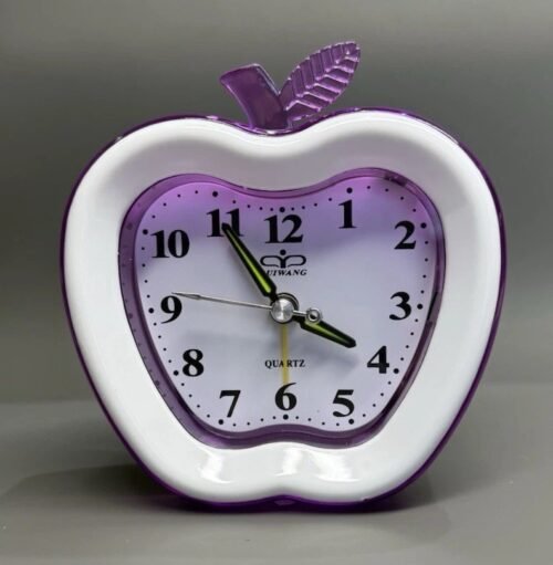 Cute Bedside Clocks Quartz Alarm Clock With Night Light Small