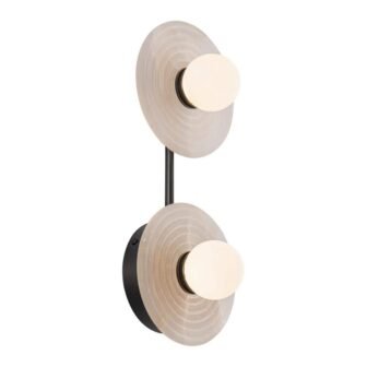 Dahlia 14-in 1 Light 7-Watt Urban Bronze/Alabaster Integrated LED Vanity Light