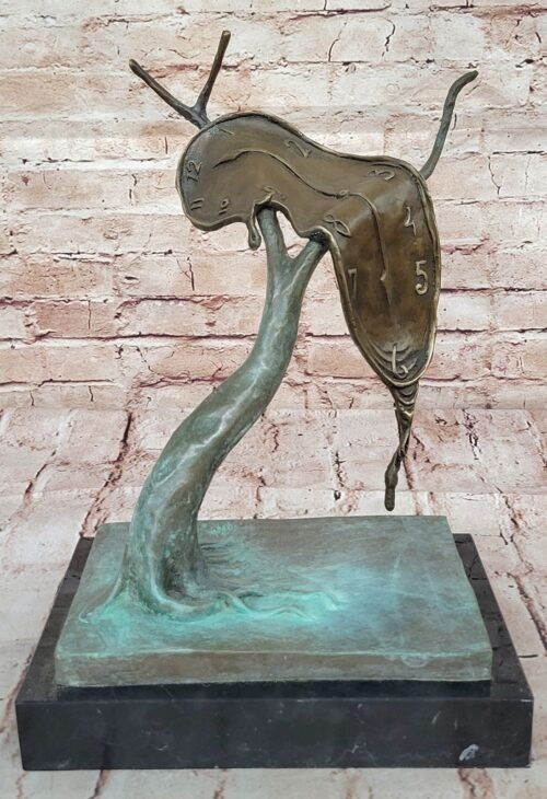 Dali Melting Clocks Handcrafted Museum Quality Detailed Classic Clock Bronze
