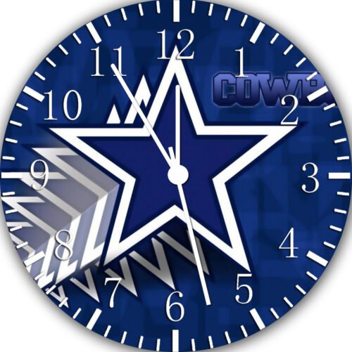 Dallas Cowboys Frameless Borderless Wall Clock Nice For Gifts or Decor Z180
