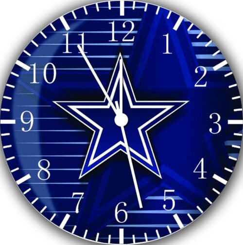 Dallas Cowboys Wall Clock Z16 Personalized option with adding name