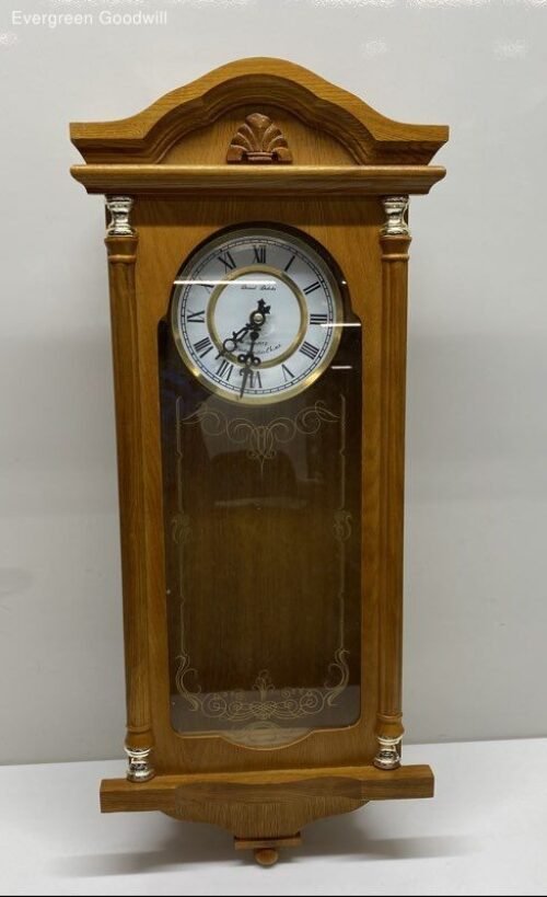 Daniel Dakota Hanging Westminster Chime Wall Clock Untested P/R