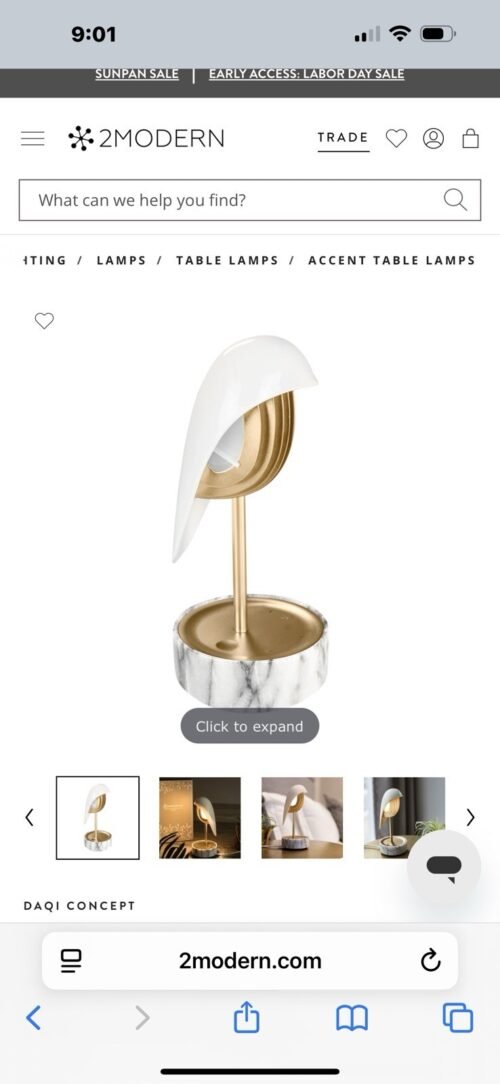 Daqi Concept Chirp Luxury Alarm Clock