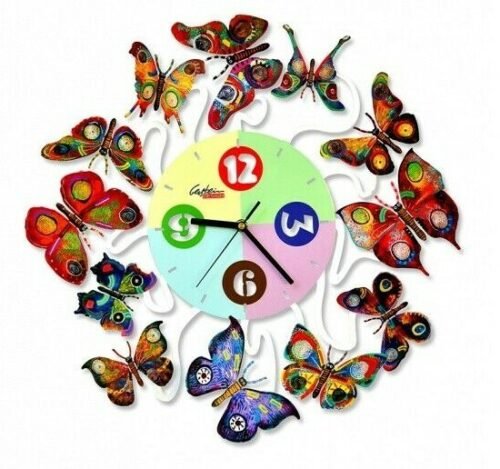 DAVID GERSTEIN hand made Metal sculpture " Spring Time Clock "