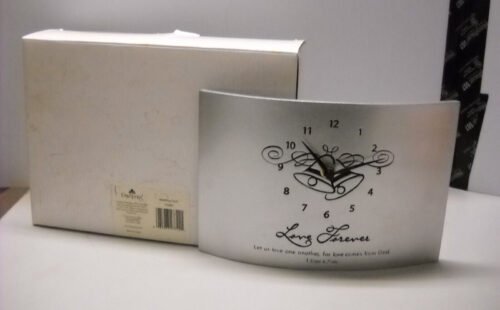 DaySpring Wedding Tabletop Clock Love Forever Wedding Gift New in Box