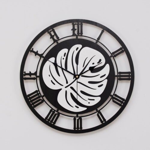 DECORATIVE TROPICAL CLOCK, MONSTER