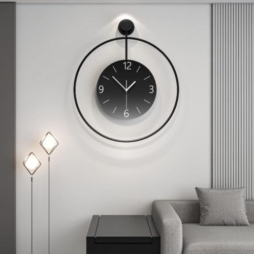Decorative Wall Clocks for Living Room Decor Large Modern Wall Clock Battery ...