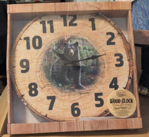 Deer Clock 13 Inches From Side To Side