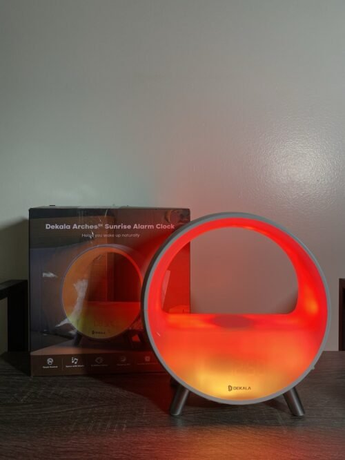 Dekala Arches Pro Sunrise Alarm Clock. Wireless charging for phone.