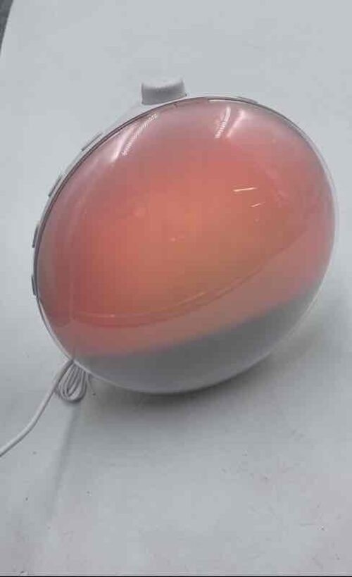 Dekala White Corded Bluetooth Smart Wake Up Light Digital Sunrise Alarm Clock