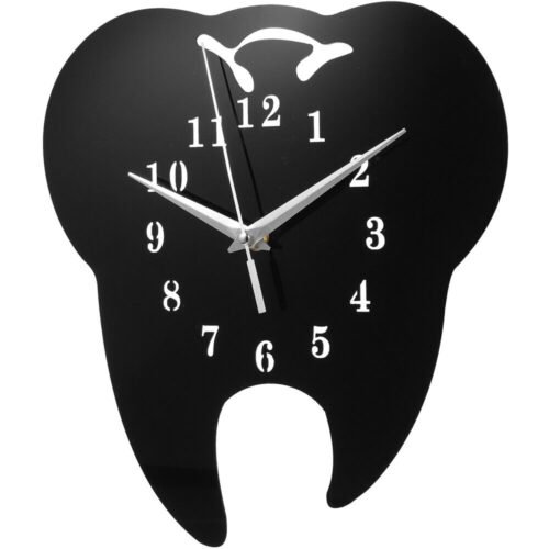 dental office Acrylic Battery Operated Wall Clock Decor Bedroom Wall Clock