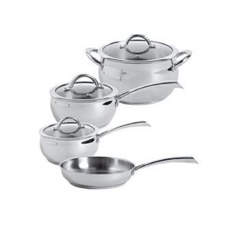 Derrick 7-Piece Stainless Steel Cookware Set