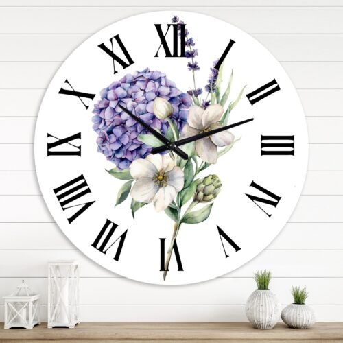 Designart 'Bouquet Of Hydrangea Anemone Artichoke &