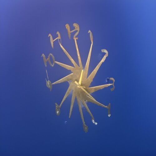 "Designer Wall Clock - Metal Handmade One Of A Kind