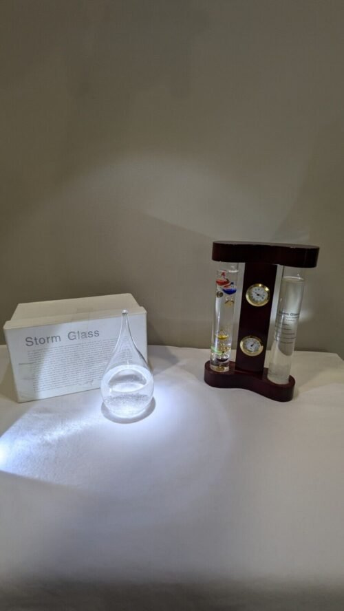Desktop Weather Station Galileo and Storm Glass Combo
