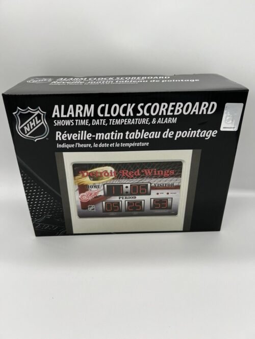 Detroit Red Wings Scoreboard Alarm Clock NHL Hockey Team Sports America
