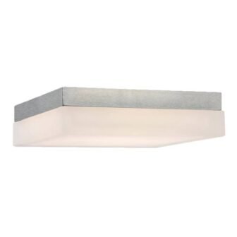 Dice 9 in. 1-Light 2700K Brushed Nickel LED Flush Mount