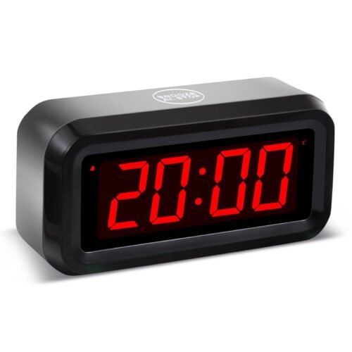 Digital Alarm Clock Battery Operated with LED Display for Bedrooms, Long Batt...
