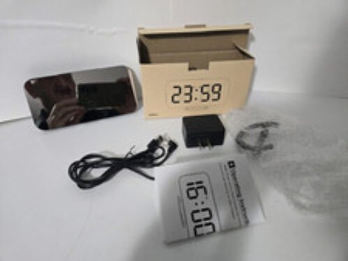 Digital Alarm Clock Large Display Open Box New Nice