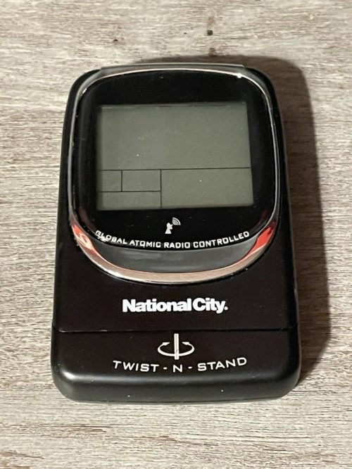 Digital Display Twist N Stand Global Atomic Radio Controlled Alarm Clock