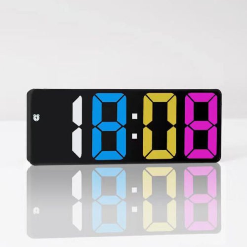 Digital LED Desk Alarm Clock Large 12/24H Display USB Snooze Temperature Mode US