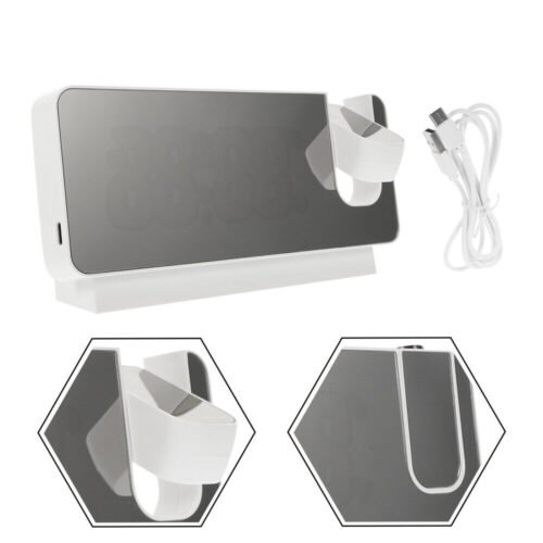 Digital Mute Clocks Internet LED Electronic Desktop Restaurant