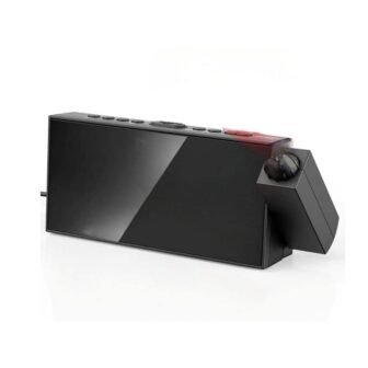 Digital Projection Alarm Clock with 180° Rotatable Projector, LED Display and 5-Level...