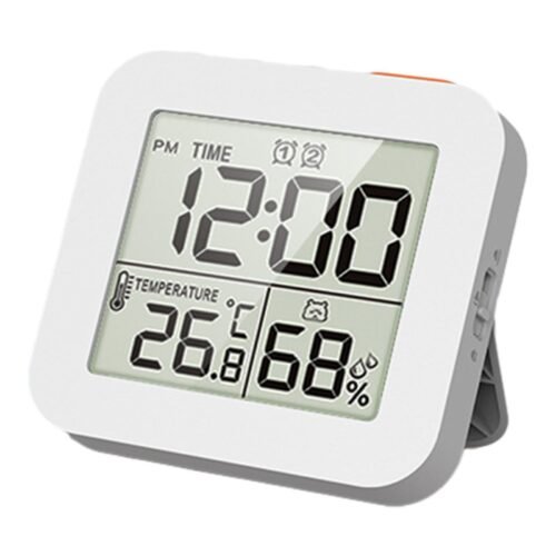 Digital Shower Clock, Bathroom Timer with Alarm, Waterproof Clocks for Bathro...