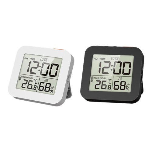 Digital Shower Clock with Alarm Thermometer Hygrometer Wall Clock Waterproof