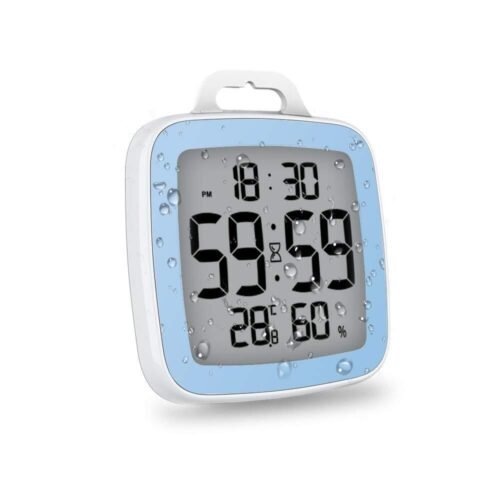 Digital Shower Clock with Timer - Waterproof Shower Timer for Kids & Adults -...