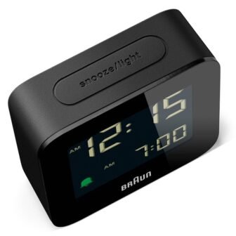 Digital Travel Alrm Clock, Snooze, Compact, Negative LCD Display, Quick Set, Beep