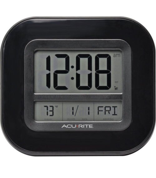 Digital Wall Clock 75172 Acurite Atomic 072397751728 Date/time F/S