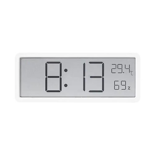 Digital Wall Clock Electronic Wall Mounted LCD Disply Clocks Multifunctional Tem