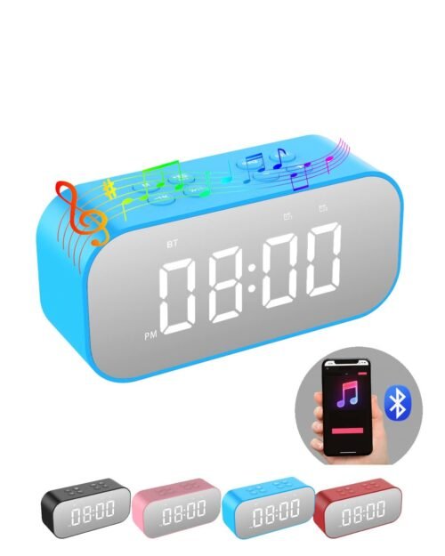 Dimmable Bluetooth Alarm Clock with Hands-Free Calling New