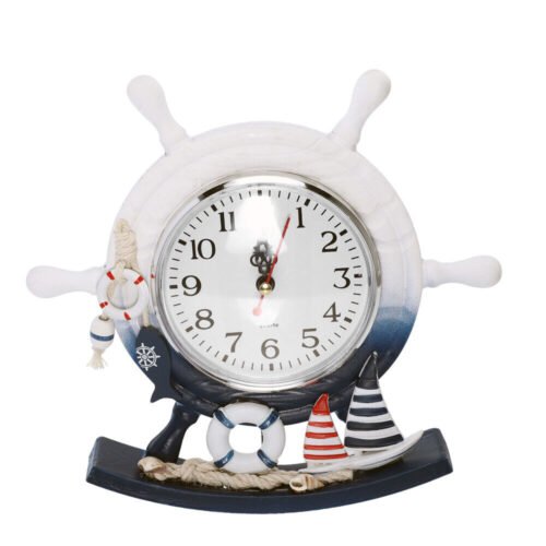 Dining Table Decoration Desk Clock Mediterranean Swing Seaside